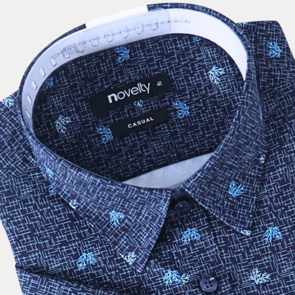 Áo sơ mi nam ngắn tay Novelty Casual Hoa văn SMI25001 - 250075N