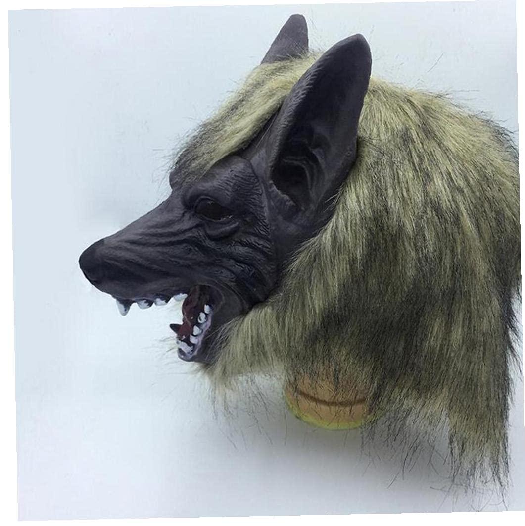 Mặt nạ đầu sói halloween mặt nạ người sói nguyên mặt