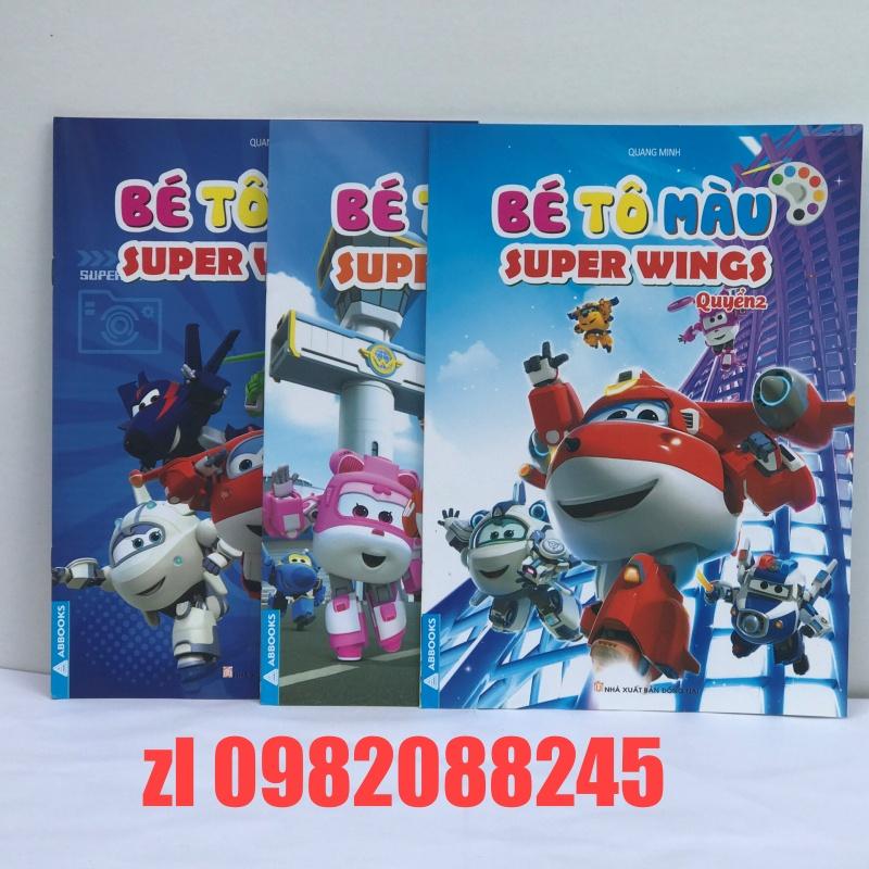 Tranh / tập tô màu super wing