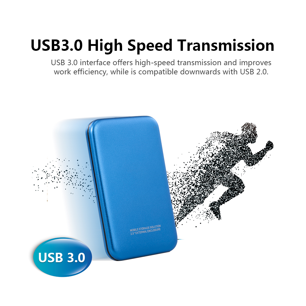 Ổ cứng di động HD Giao diện F2 2,5 inch SATA sang USB 3.0 Truyền tốc độ cao