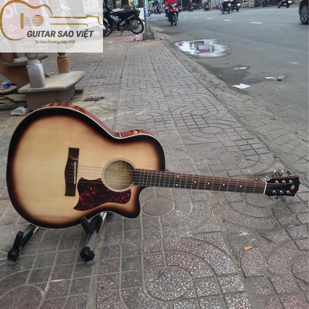 Đàn guitar acoustic sx tại Việt Nam có ty chỉnh cần Et-85R