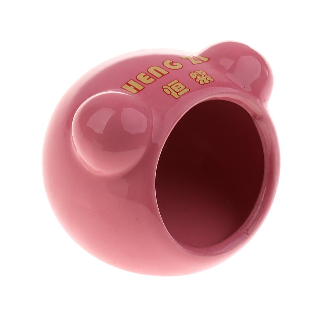 Ceramic Hamster Bird Squirrel Summer Cooling Bed Pet Toy House Nest