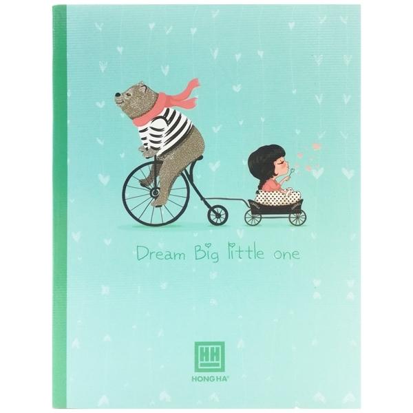 Combo 5 Vở Class Dreaming Bear - 4 Ly Ngang 96 Trang ĐL 70g/m2 - Hồng Hà (Mẫu Màu Giao Ngẫu Nhiên)