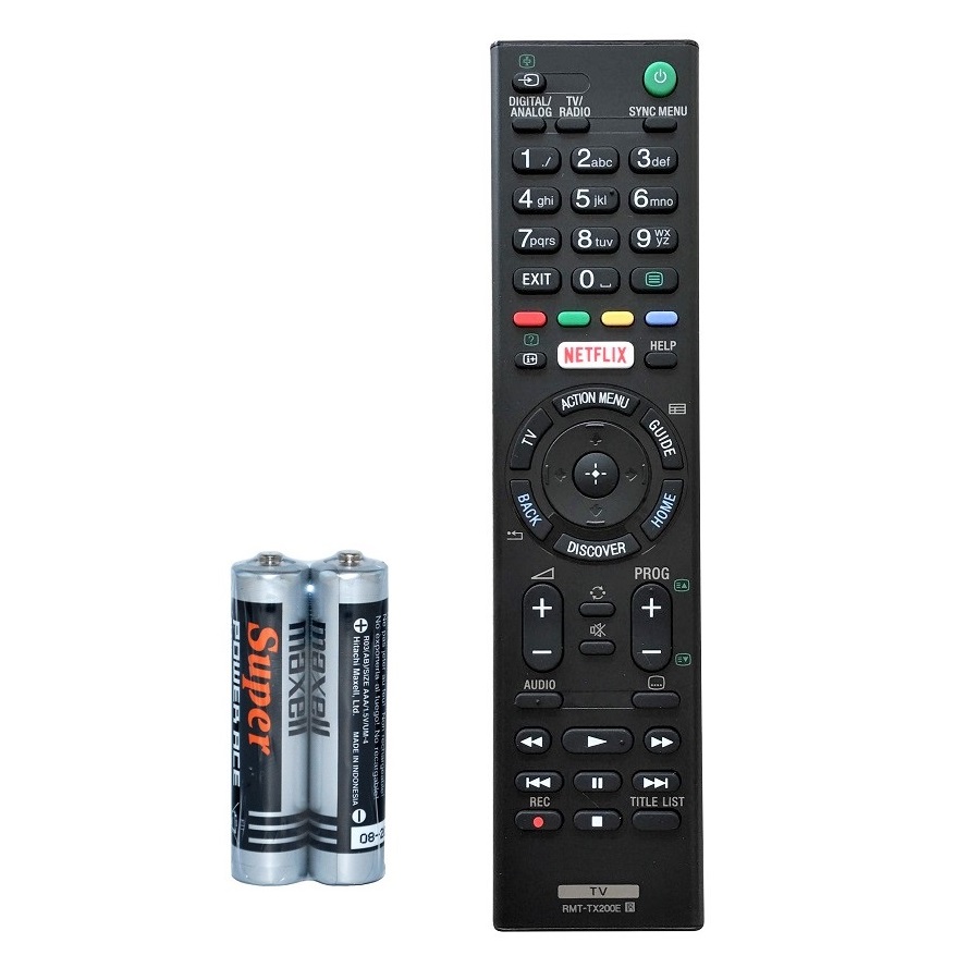 Remote Điều Khiển Dùng Cho Smart TV, Internet TV, TV LED SONY RMT-TX200E - Hàng nhập khẩu