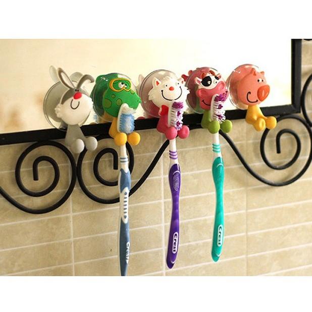 (ĐƯỢC CHỌN HÌNH) Kẹp Bàn Chải Đánh Răng Hình Thú Ngộ Nghĩnh