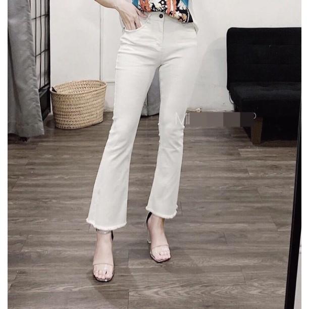 QUẦN BÒ LOE GẤU RÁCH SIÊU CO DÃN