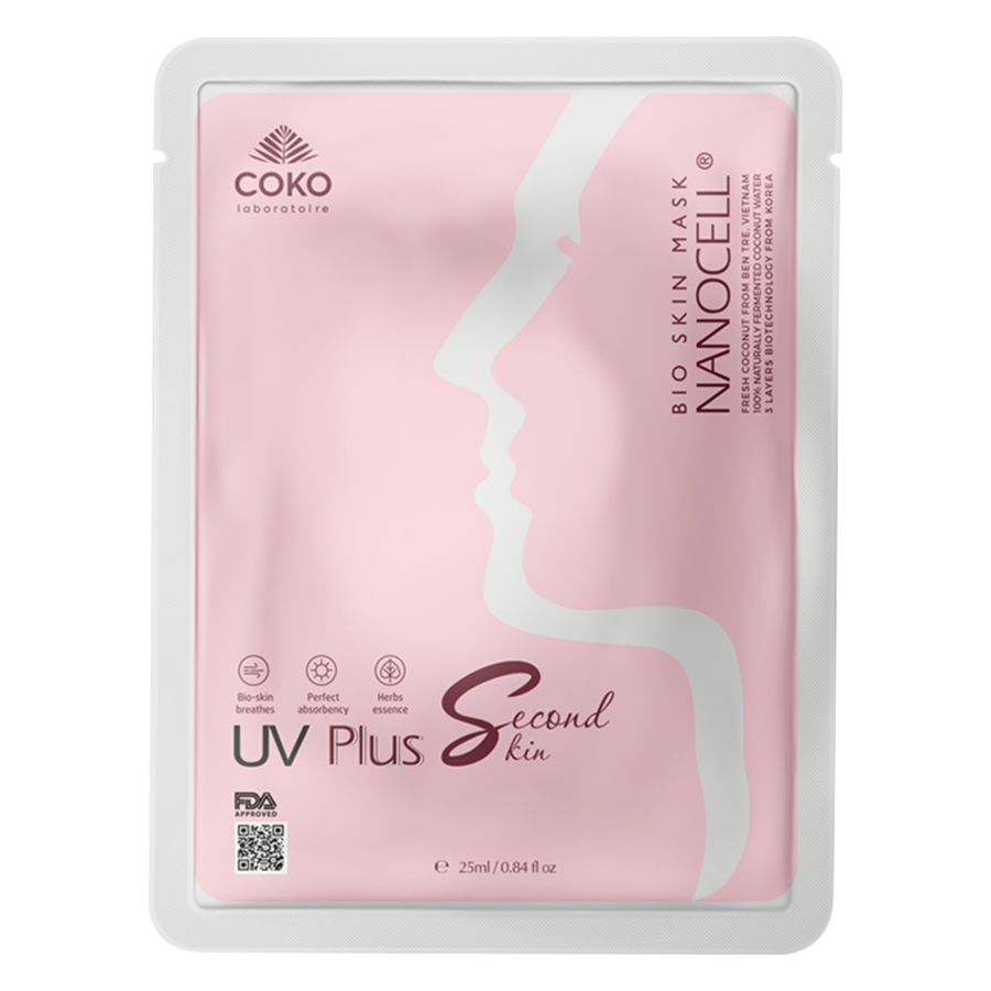 Hộp 6 Miếng Mask Sinh Học Coko Nacocell UV, Vline, Detox