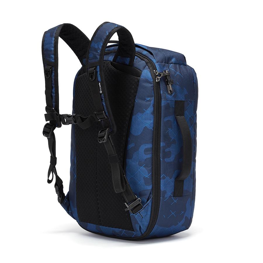Balo Pacsafe Vibe 28L PACSAFE - ÚC : Hệ thống khóa kéo có thể khóa chống cắt trộm Dây đeo chống cắt, có thể neo vào một vật cố định để bảo vệ túi