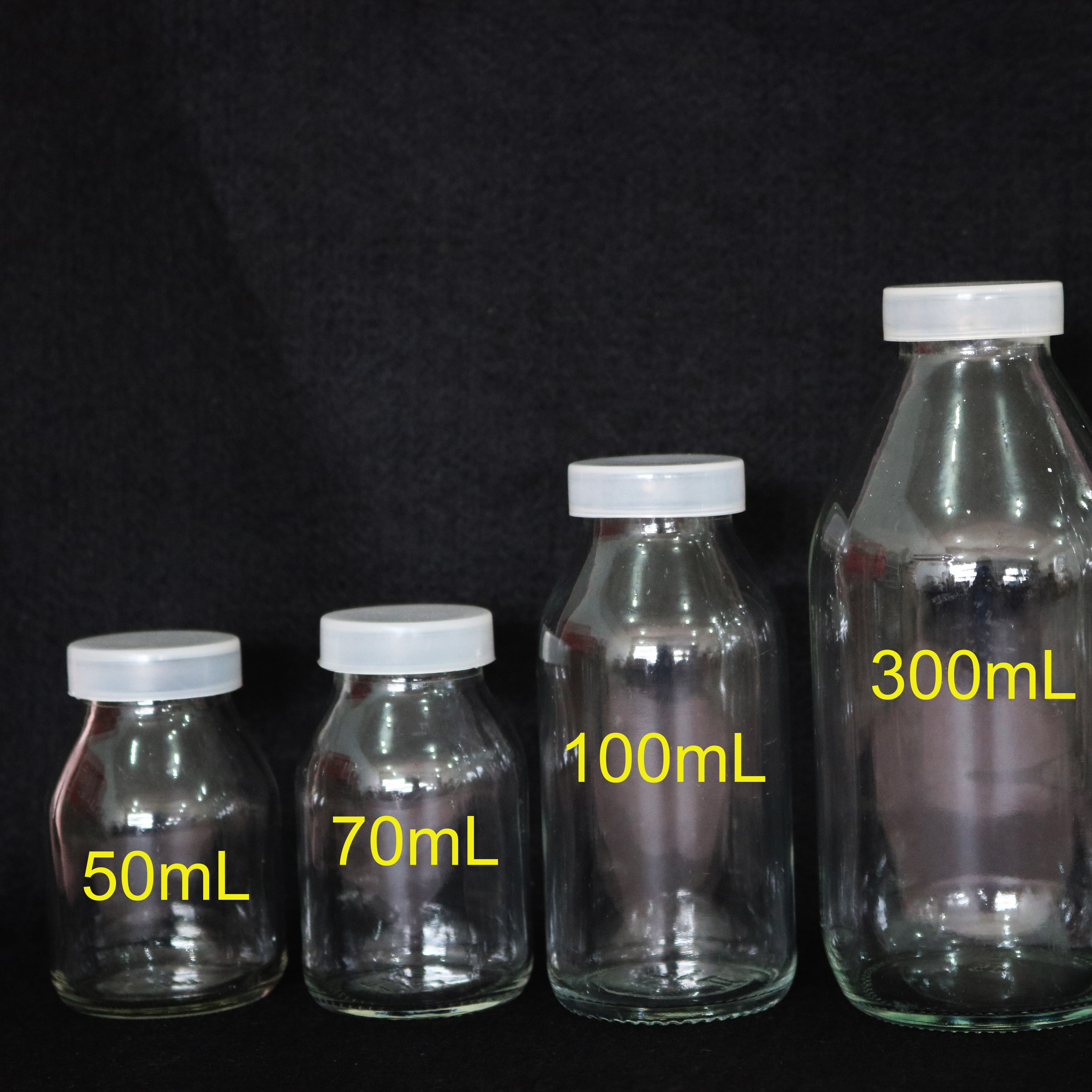 Lọ Thủy Tinh 50mL - 70mL - 100mL Nút Bần Hoặc Có Thể Thay Thế Bằng Nắp Nhựa