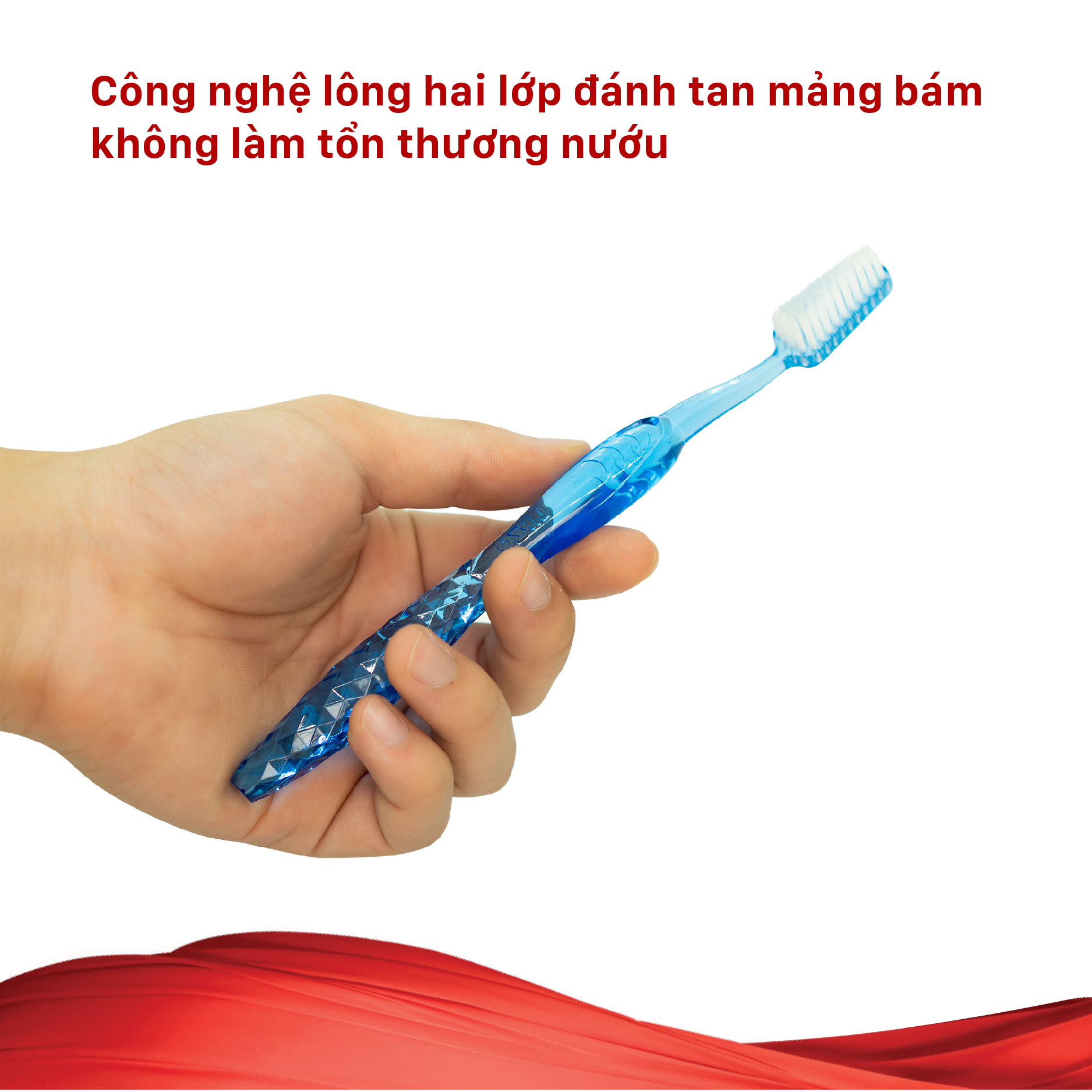 COMBO 3 BÀN CHẢI CRYSTAL LIPZO CHO GIA ĐÌNH