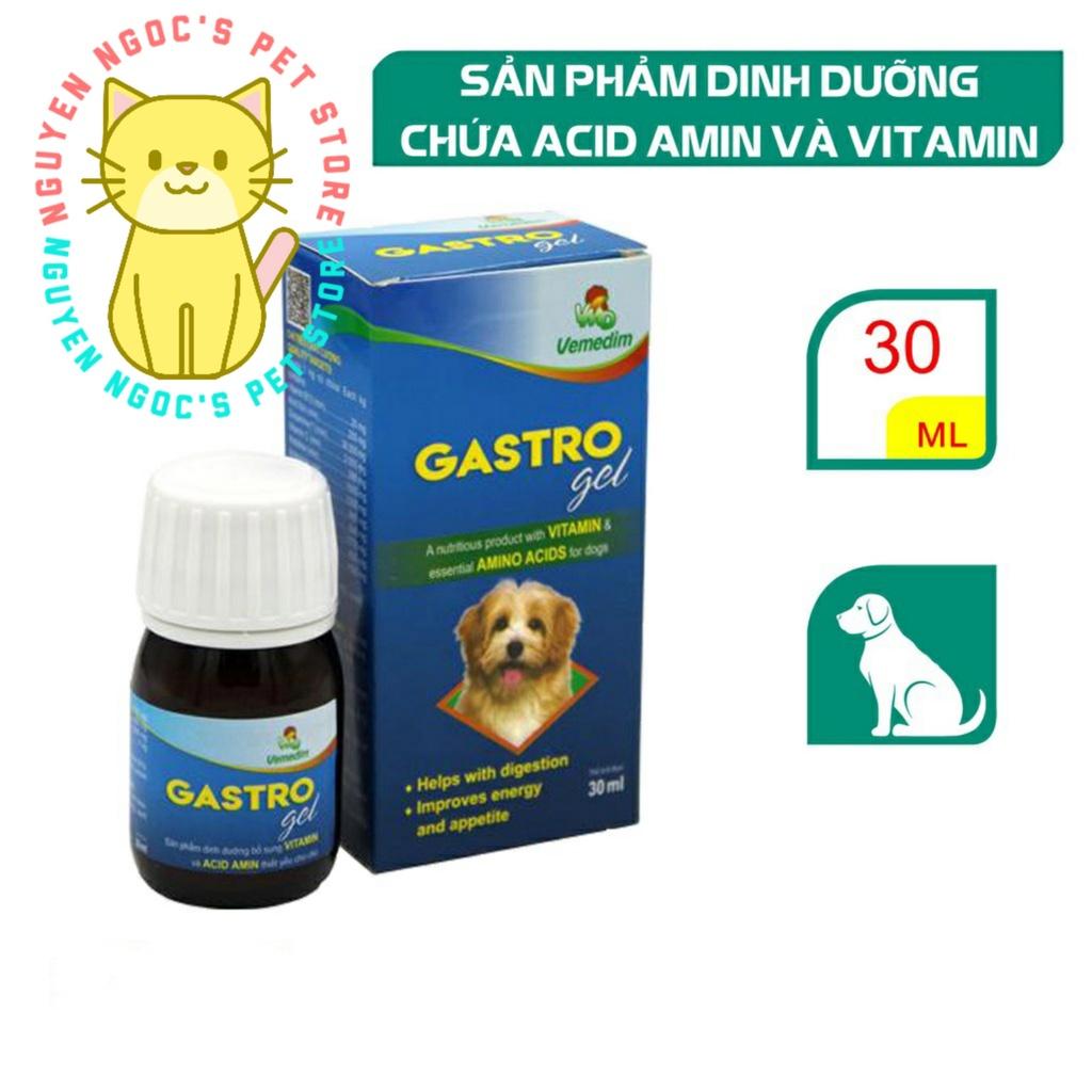 Gastro Gel Vemedim - Dung dịch uống hỗ trợ ăn ngon miệng, cải thiện tiêu hóa và sức đề kháng CHÓ MÈO chai 30ml