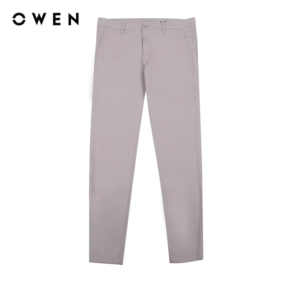 Quần khaki CVC Spandex Trơn