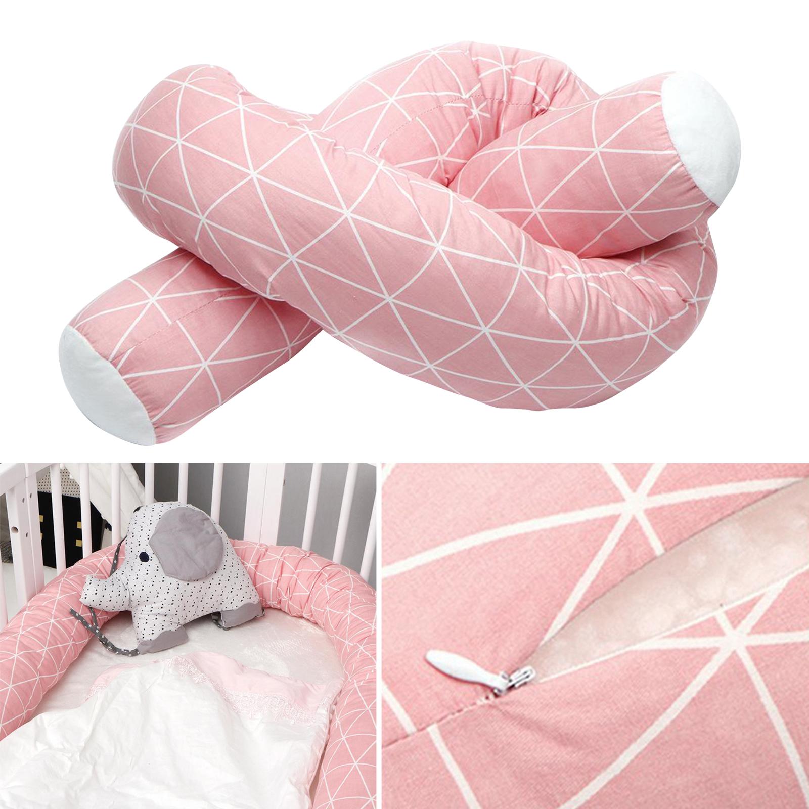 Infant Soft Cotton Bed Bumper Newborn Crib Bedding Snake Pillow
