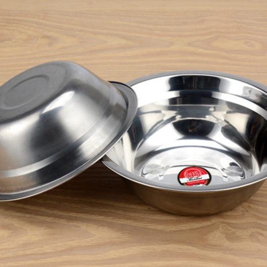 Thau Bằng Inox 304 Cao Cấp, Thau 2 Kích Thước 14cm, 20cm Tiện Lợi (Hộp Trắng)