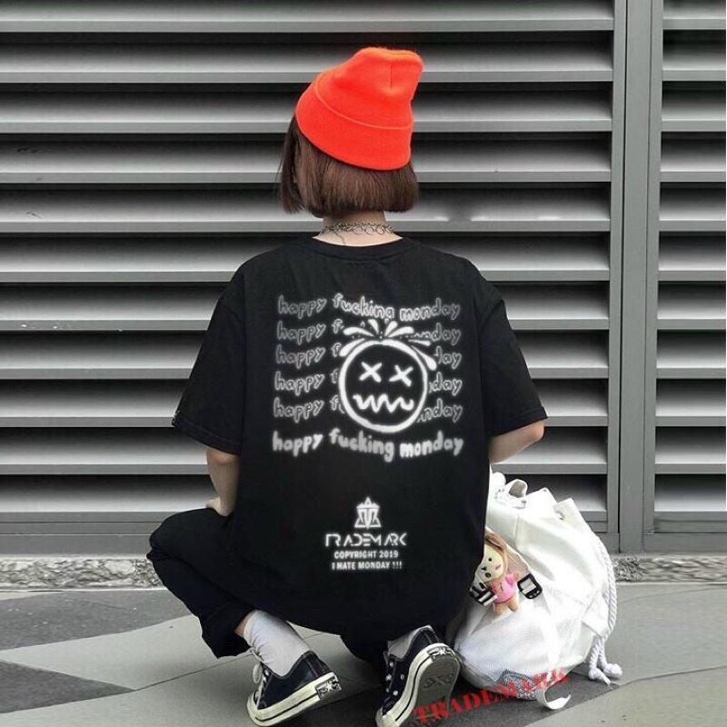 Áo thun cotton mặt cười