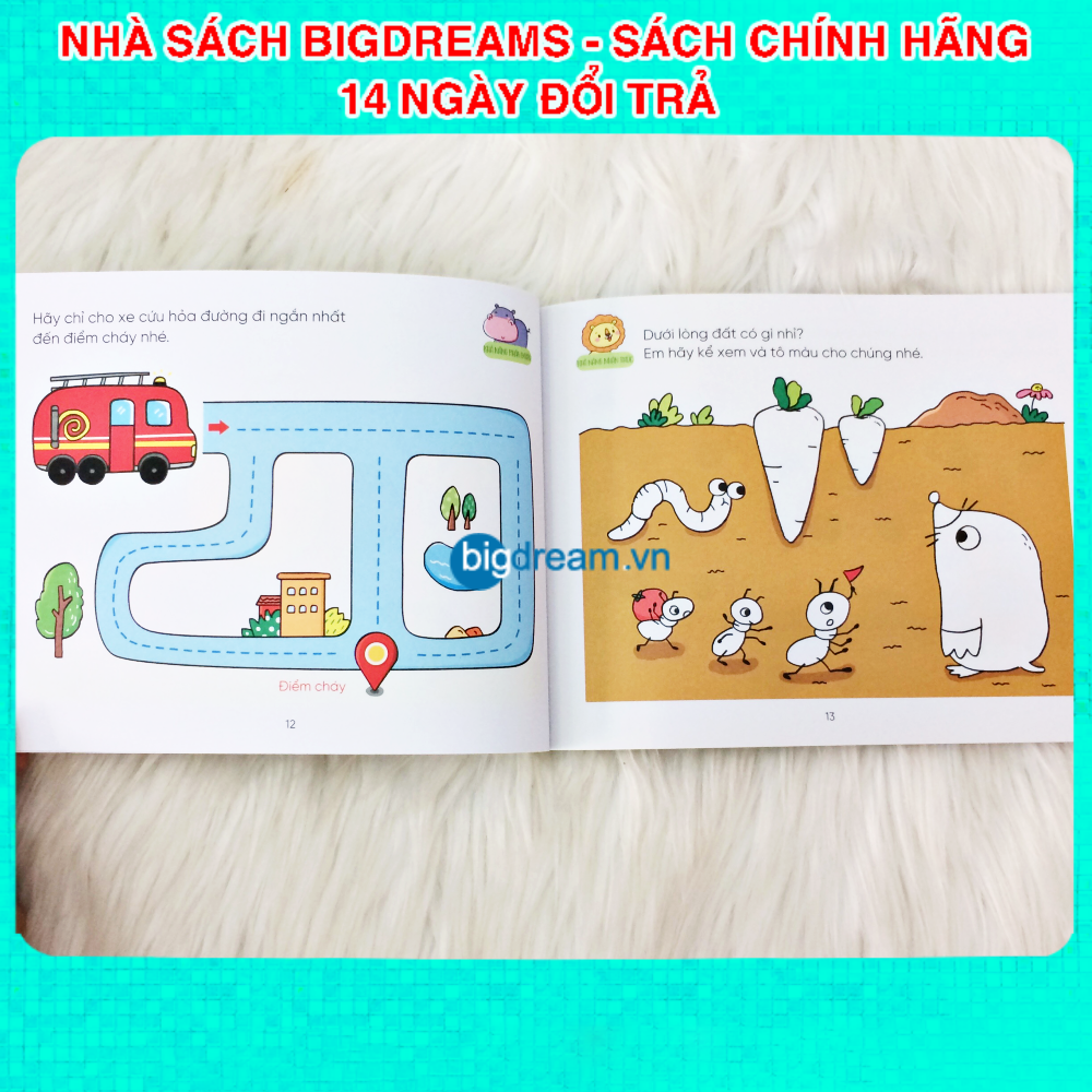 Hỏi đáp thông minh Rèn luyện não trái và não phải Tập 2 - Phát triển tư duy cho bé