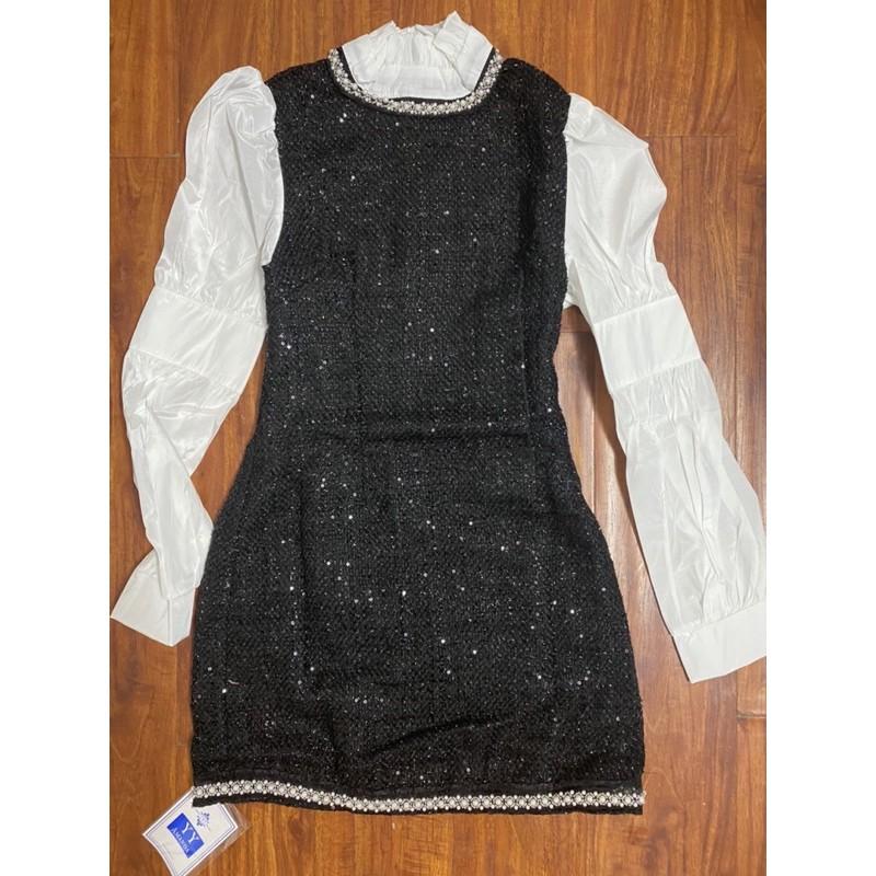 (SẴN) Váy dạ tweed ulzzang