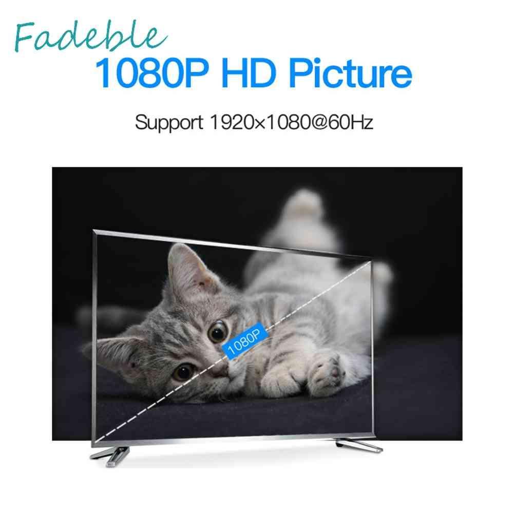 Cáp ChuyểN ĐổI 1.8m Mạ VàNg 1080P DP Sang HDMI-com