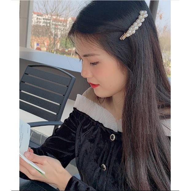 KẸP TÓC ĐÍNH ĐÁ NGỌC TRAI