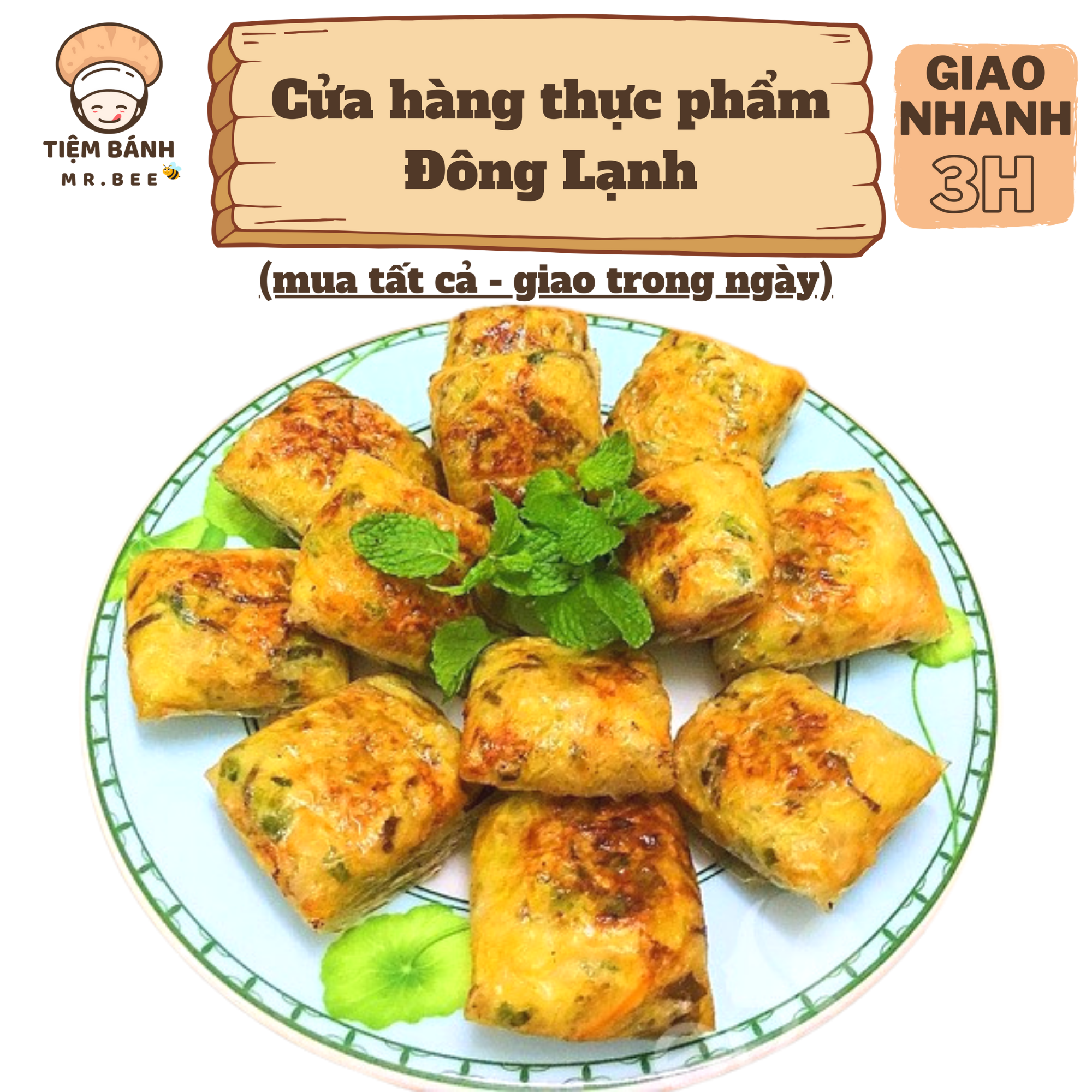 [Chỉ giao HCM] – Nem Cua Bể – Khay 12 bánh