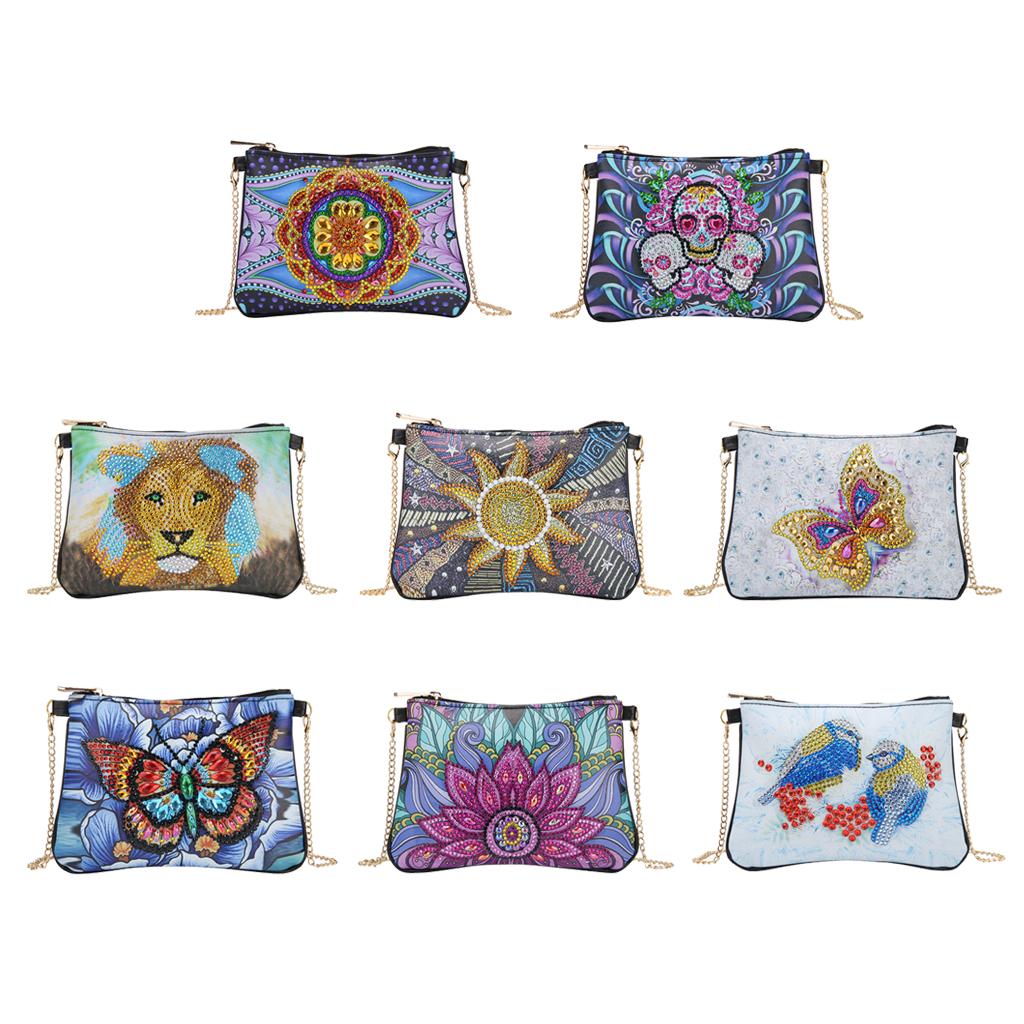 Mini Handbag Diamond Painting Leather Chain Shoulder Bags