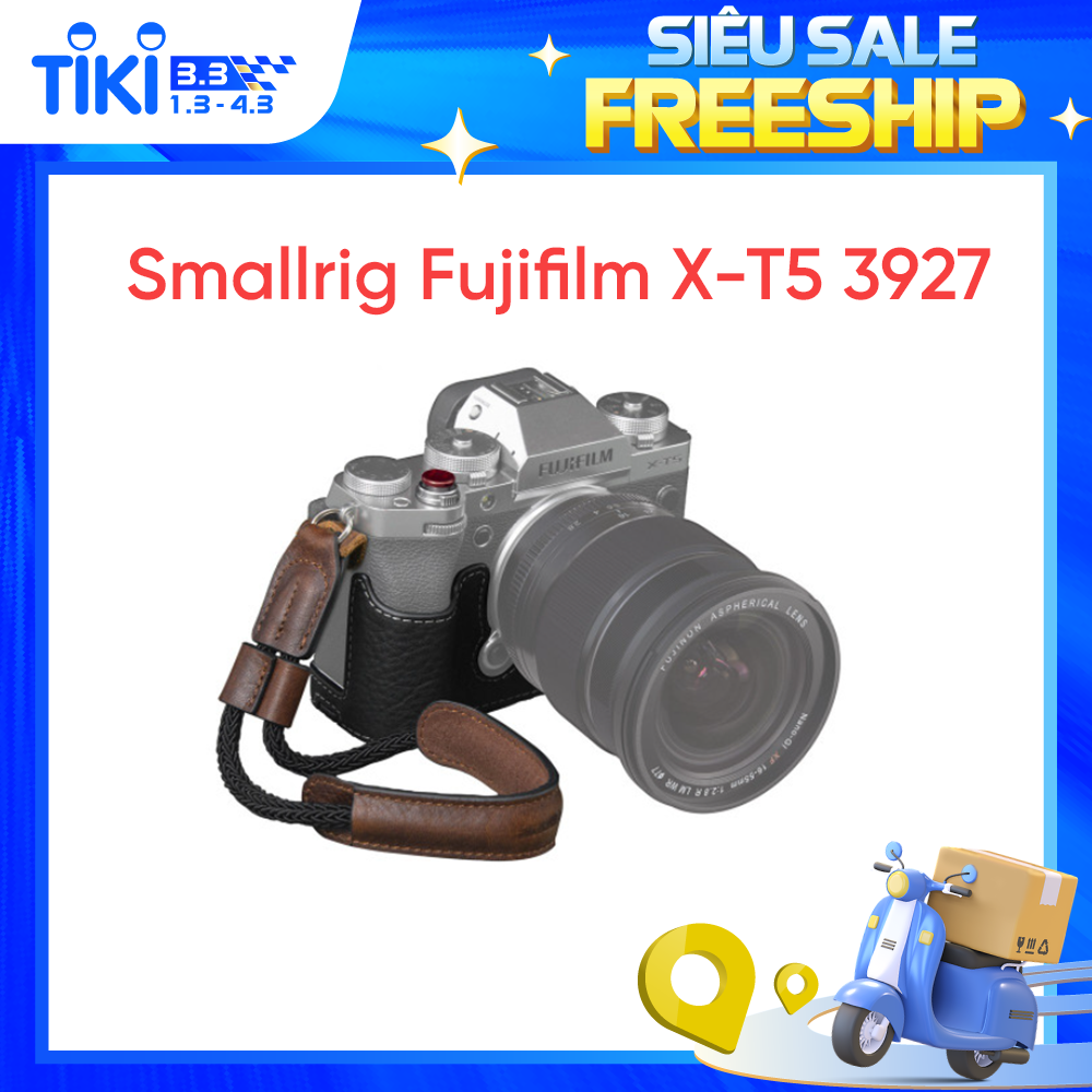 Khung máy ảnh SmallRig Half Case / Wrist Strap Kit for Fujifilm X-T5 3927 - Hàng chính hãng