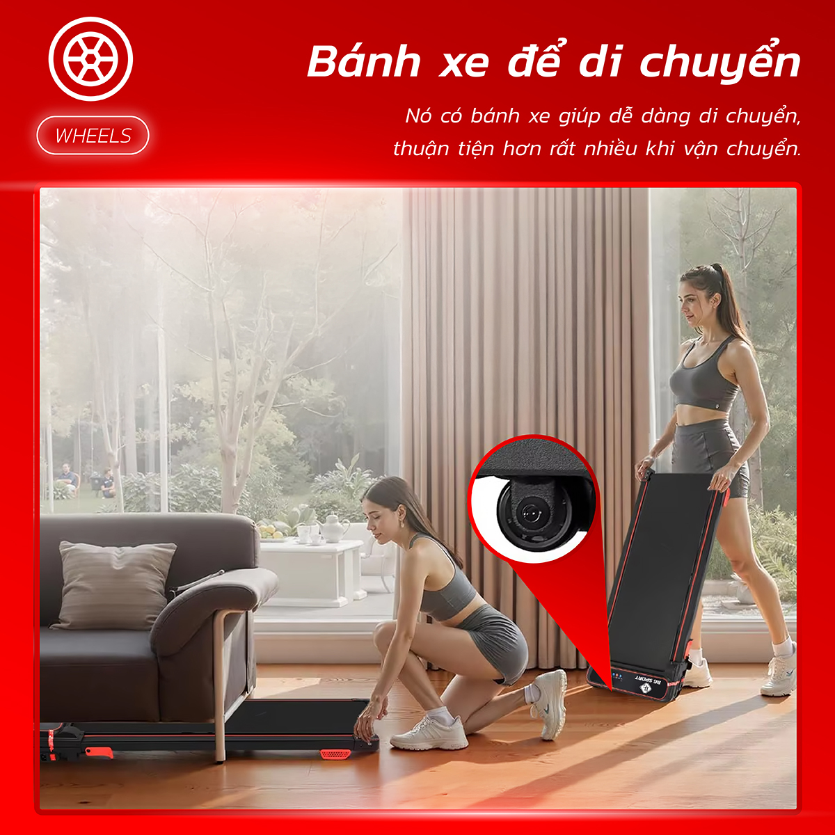 BG Máy chạy bộ TM-420, Máy Chạy Bộ Tại Chỗ máy tập cầm tay máy tập chạy bộ (hàng nhập khẩu)