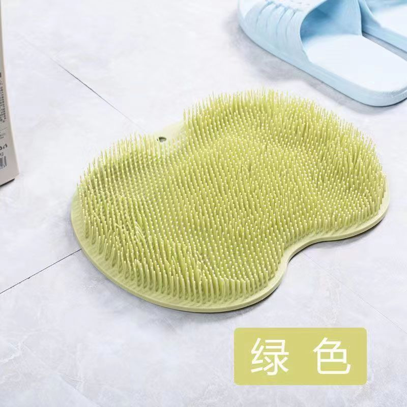 Chiếc Tắm Cọ Lưng Máy Massage Miếng Lót Silicone Mềm Hút Phòng Tắm Tẩy Trượt Làm Sạch Da Chết Loại Bỏ Chân bàn Chải Tắm Thảm