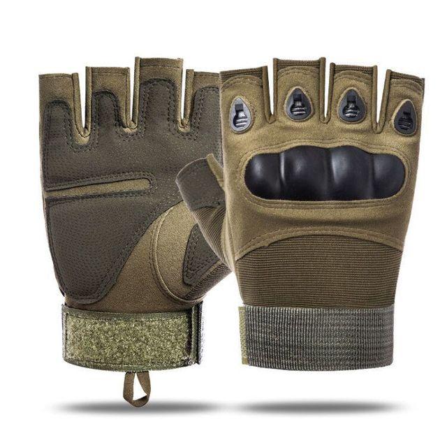 Găng tay xe máy Găng tay xe đạp Găng tay quân sự Găng tay xe đạp Mitten Ski ngoài trời Airsoft Leo núi Găng tay chiến đấu Găng tay Color: Khaki A Size: XL