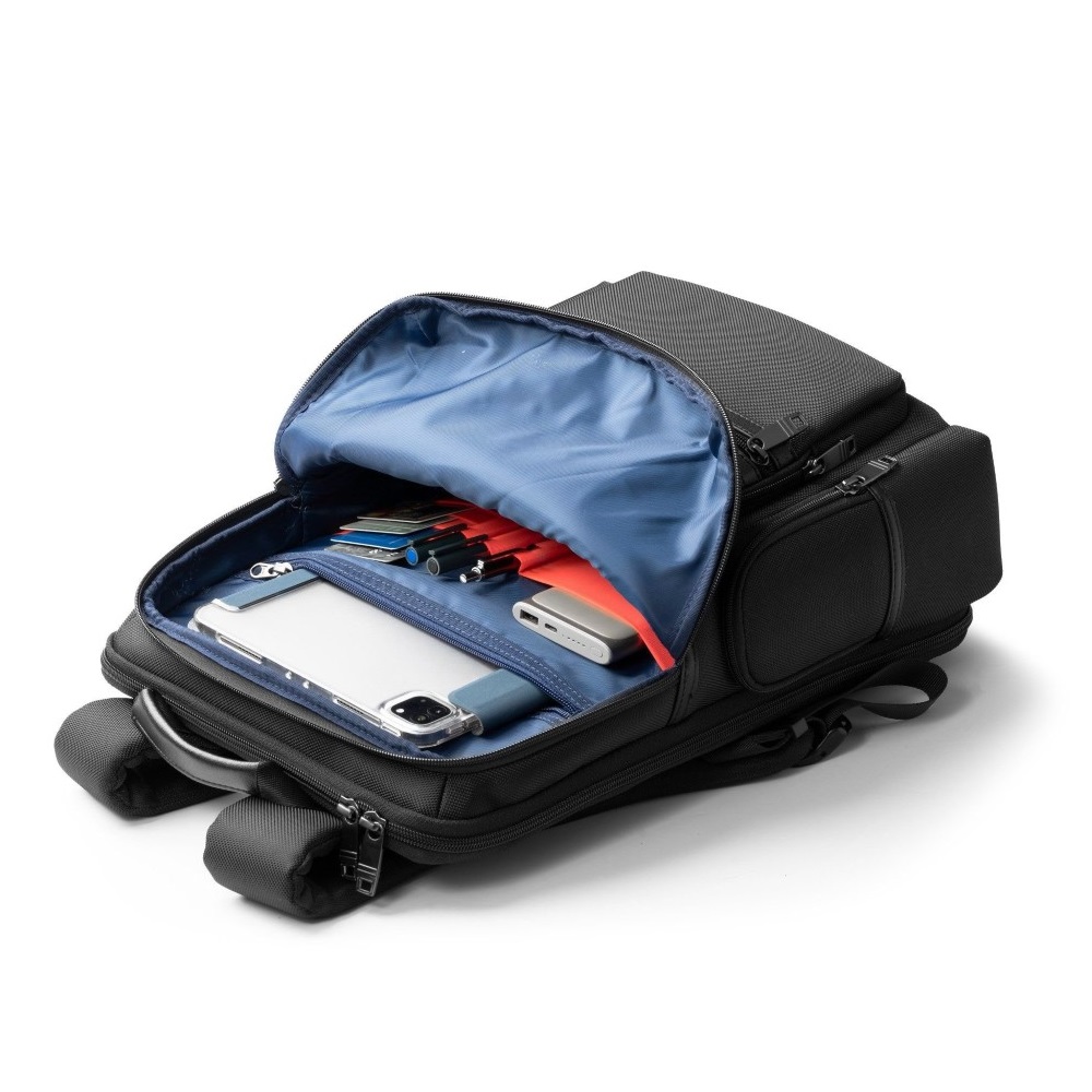 [CHÍNH HÃNG] Balo laptop 15.6 inch cao cấp Kingbag Lecce chất vải oxford kết hợp da thật kiểu dáng thời trang đẳng cấp