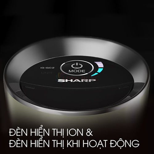 Máy lọc không khí trên xe hơi Sharp IG-GC2E - Hàng chính hãng