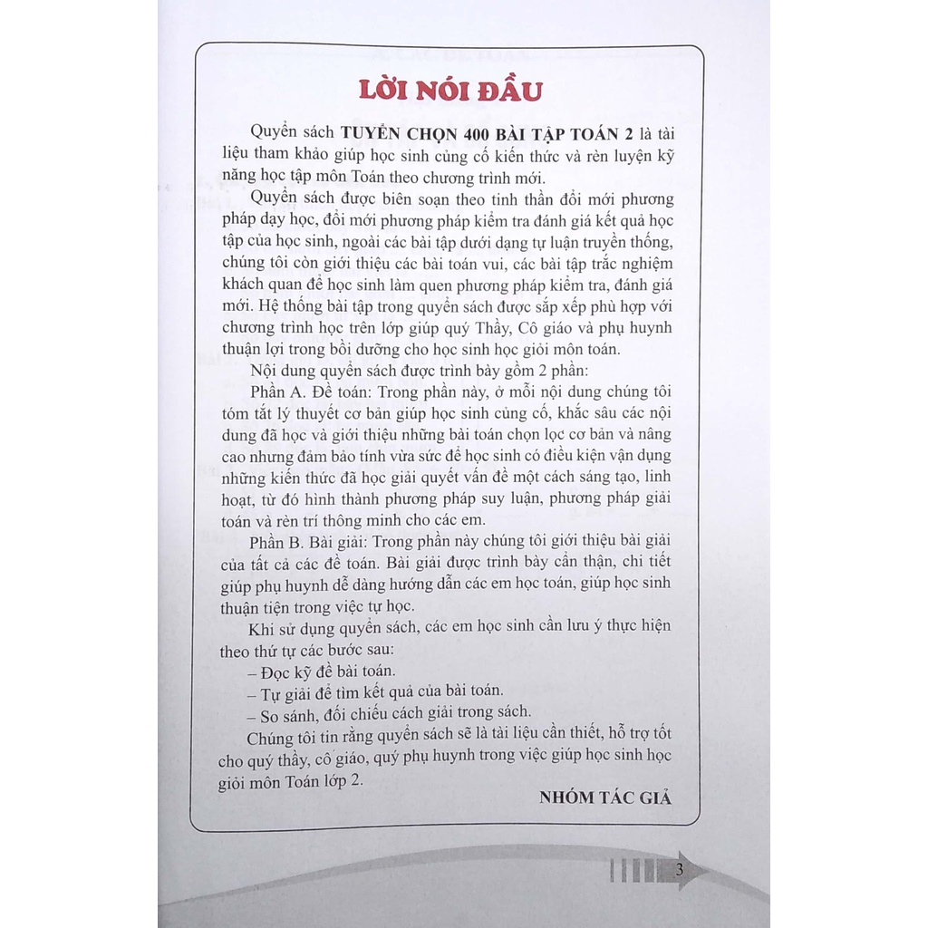 Sách Tuyển Chọn 400 Bài Tập Toán 2