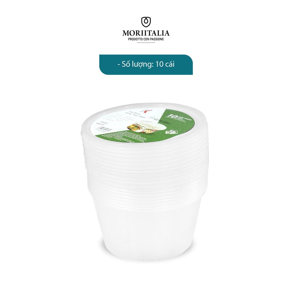 Hộp nhựa đựng thực phẩm Kokusai Lốc 10 cái an toàn tiện lợi HDK009799