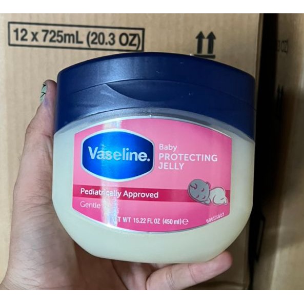 SÁP VASELINE  Baby Protecting Jelly 368ML HOẶC 450ML-HỒNG( không có tem phụ- không xuất hóa đơn )