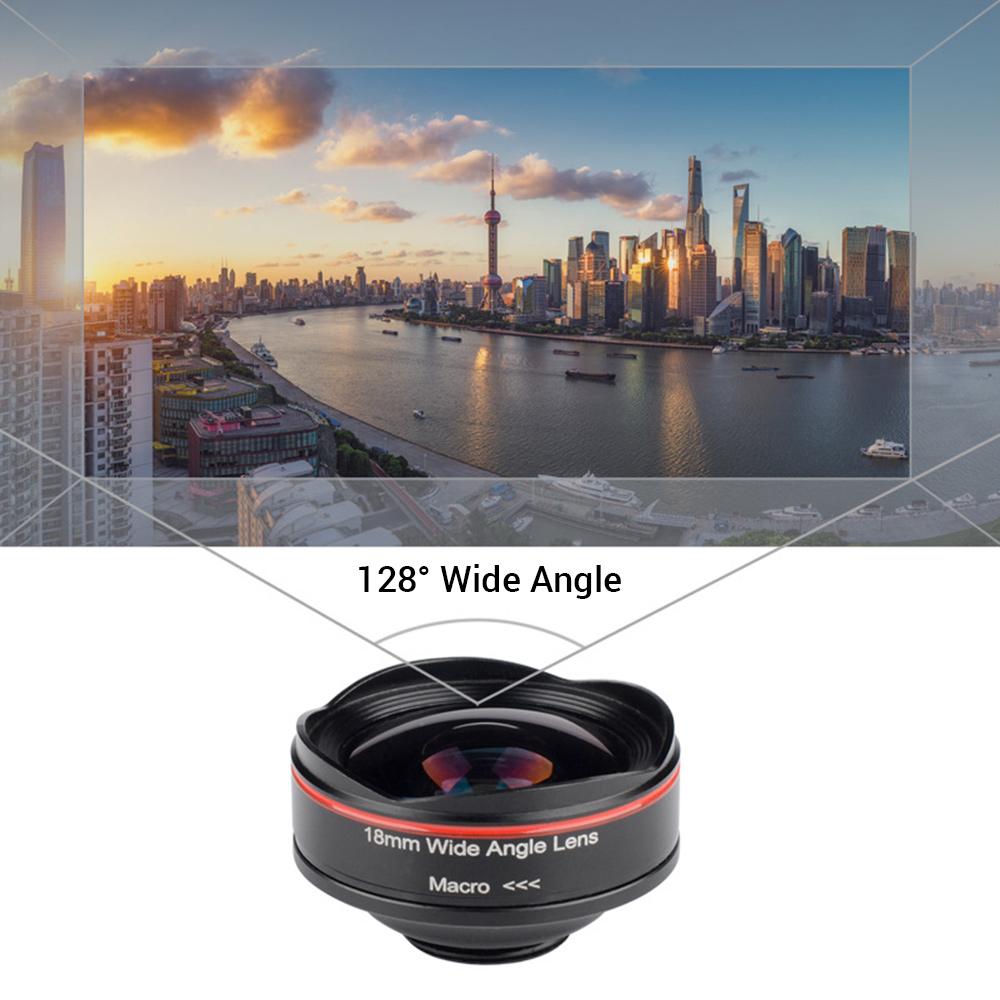 Ống kính máy ảnh 5K Ultra HD 18mm 128 ° 