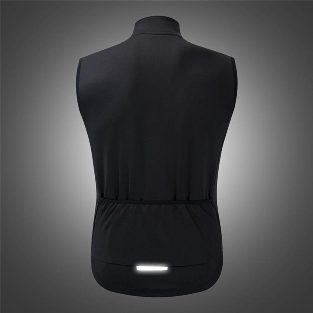 Reflective Cycling Vest Windproof  Gilet Jersey High Visibility