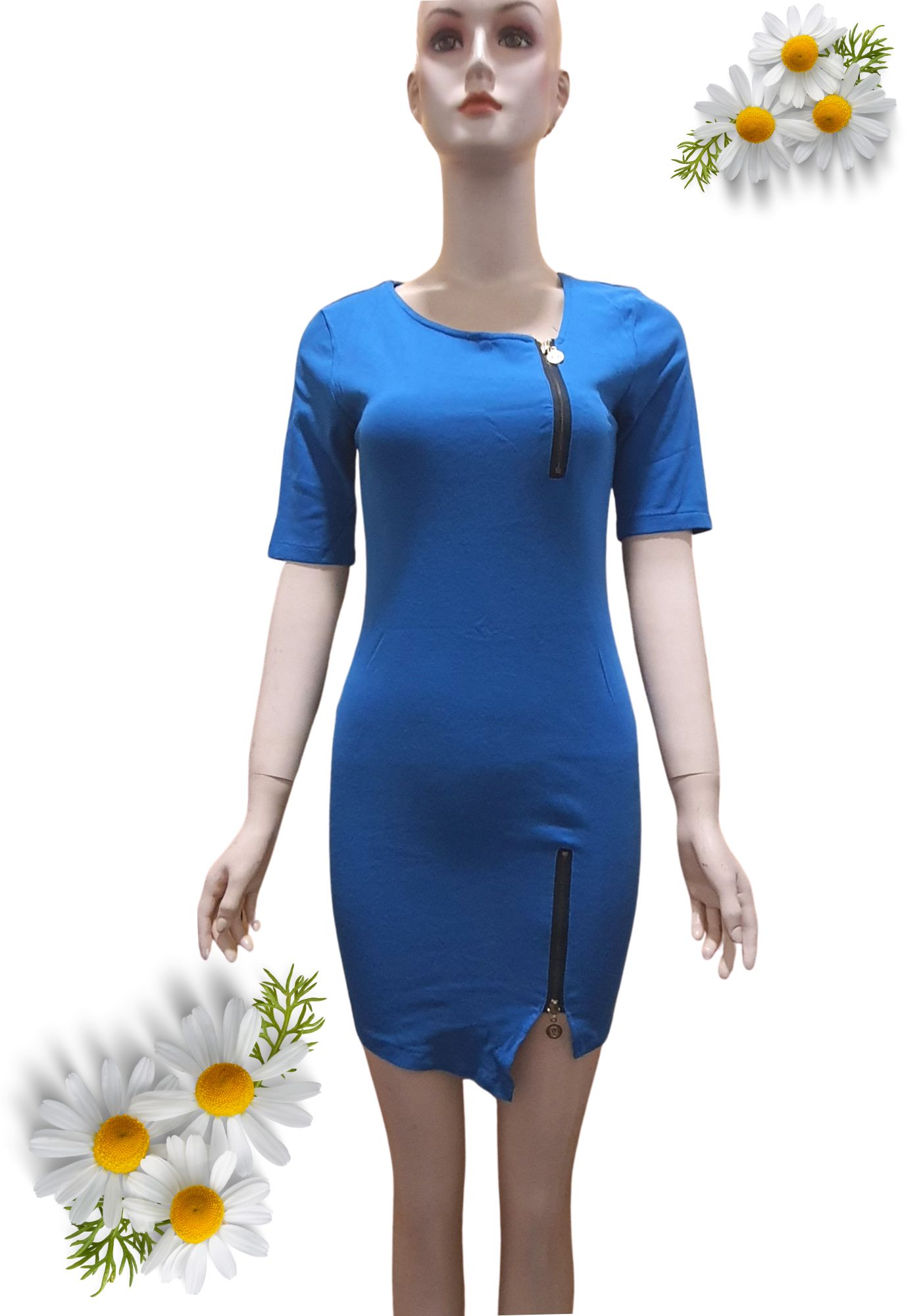 Đầm Body Phối Dây Kéo Thời Trang với chất thun co giãn thoải mái dễ mặc,phối dây kéo thời trang bản to cá tính. Đầm Body Phối Dây Kéo Thời Trang thích hợp cho C/E công sở hoặc đi chơi,đi tiệc.