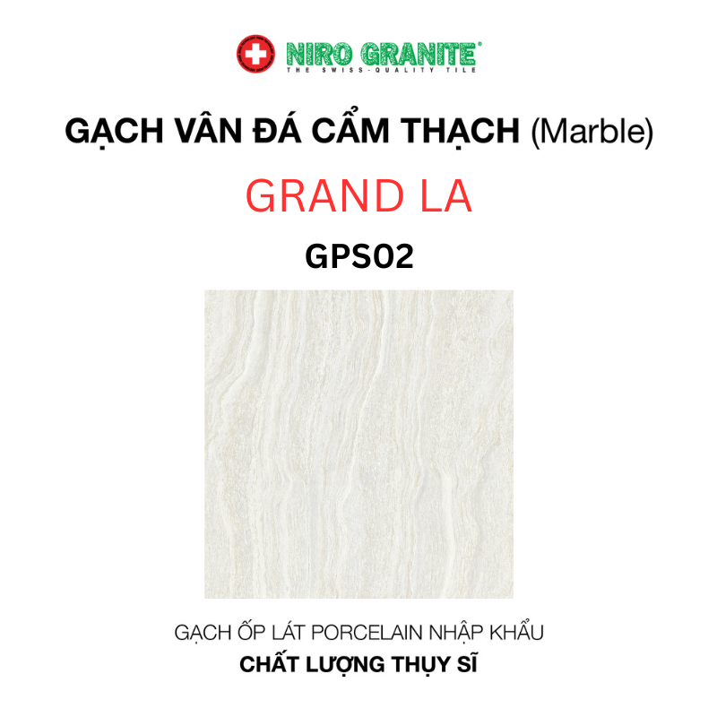 Gạch NIRO GRANITE GPS02 GRAND LA - 100x100cm - 2 viên/thùng(2m2)