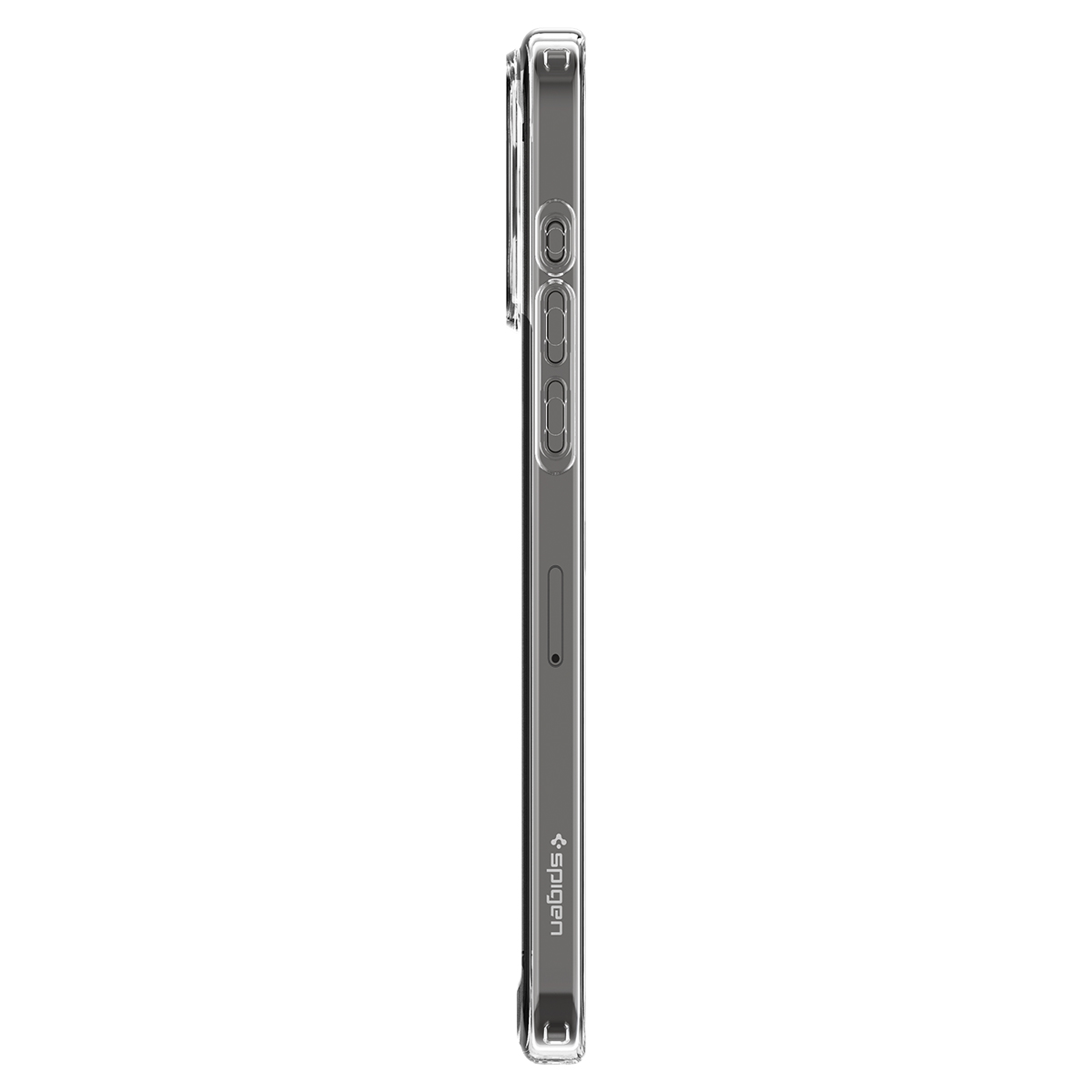 Ốp Lưng dành cho iPhone 15 Pro Max Spigen Ultra Hybrid Crystal Clear Case - Hàng Chính Hãng