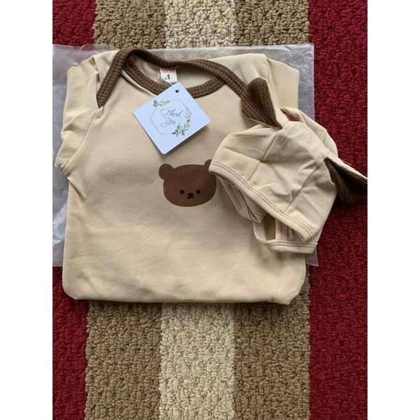 Set Body suit kèm mũ cho bé iu