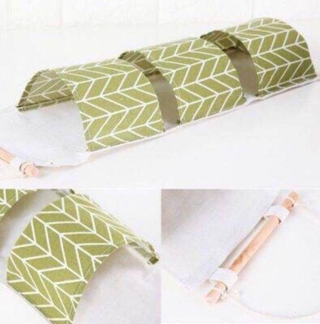 Túi vải treo đồ 3 tầng đa năng