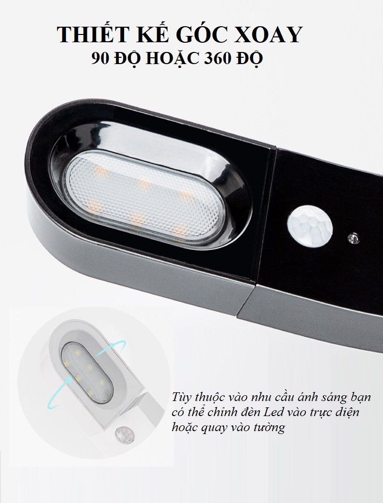 Đèn LED xoay 360 ° Cảm Ứng Thông Minh L01