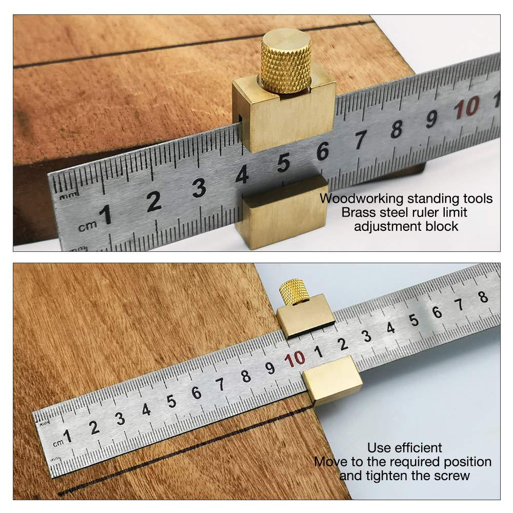 Thước đo bằng thép đồng thau, đường dừng kích thước tấn công ,, Công cụ đo lường Lineal, Phù hợp tấn công thước