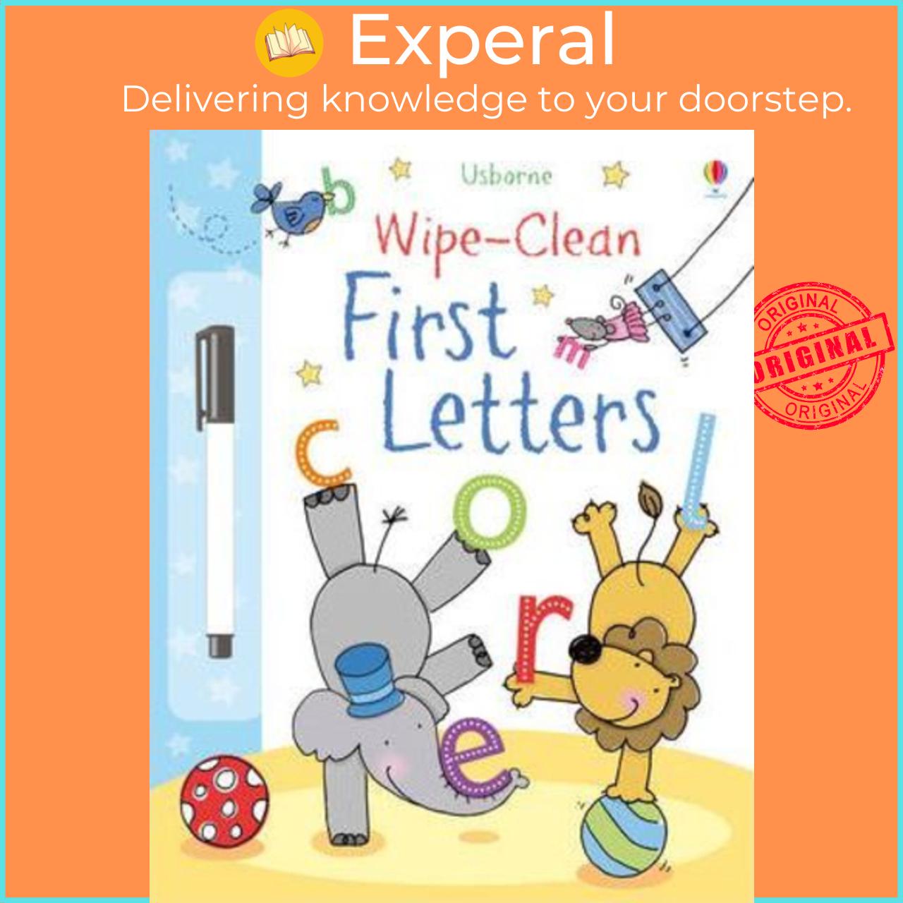 Sách - Wipe-Clean First Letters by Felicity Brooks