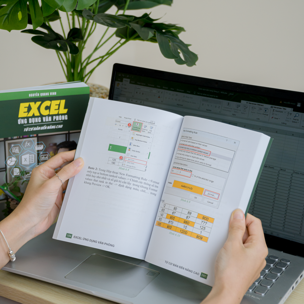 Bộ Sách Excel Ứng Dụng Văn Phòng Và 101 Phím Tắt Bí Quyết Làm Chủ Excel Tin Học Văn Phòng