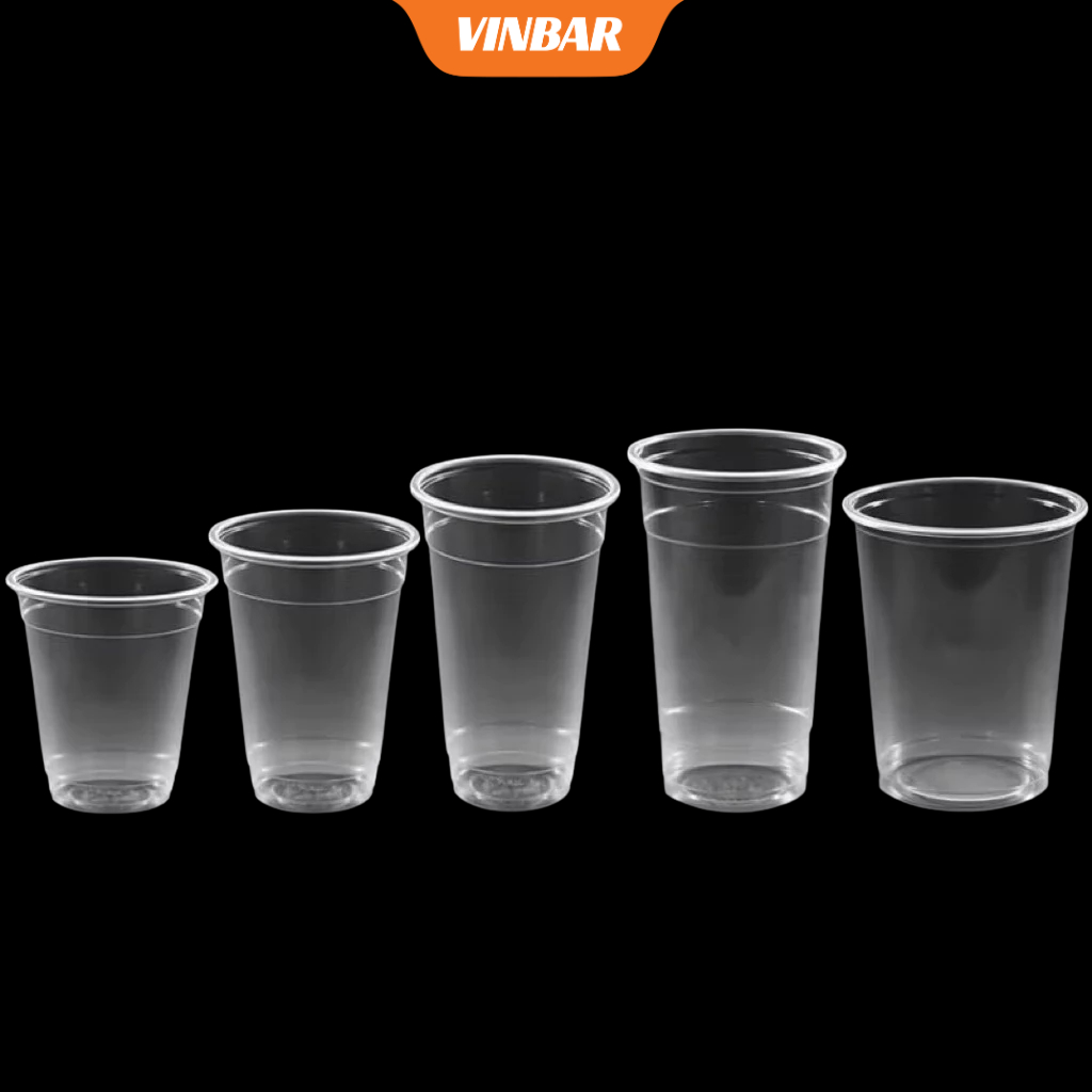 50 LY TRƠN PP 350ML 500ML 700ML 1L (CHƯA NẮP ) (1000 CÁI/THÙNG)