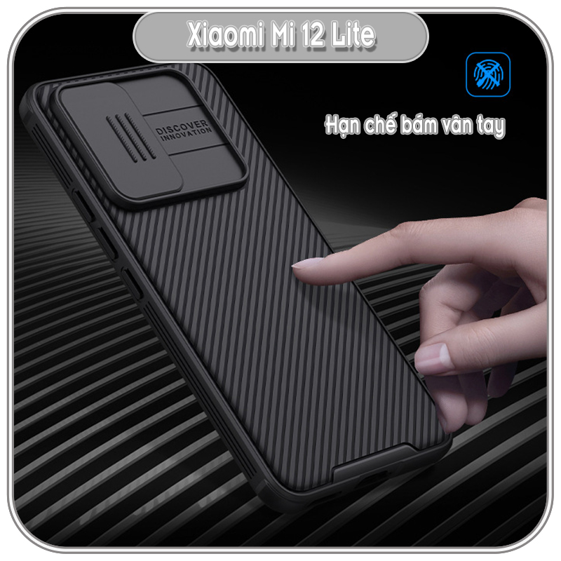 Ốp lưng cho Xiaomi 12 Lite 5G - NE Nillkin CamShield Pro che camera - hàng nhập khẩu