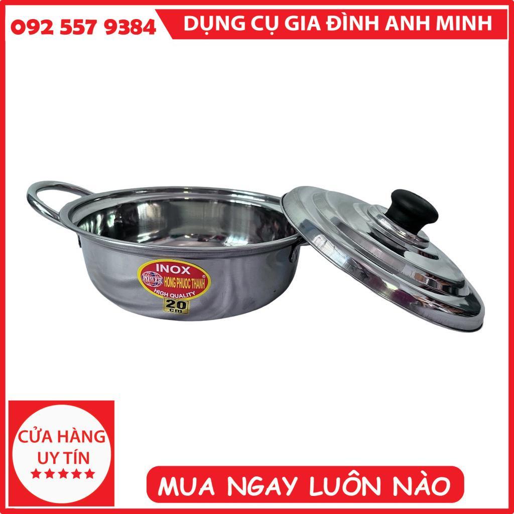 20 Nồi lẩu inox Nồi inox nấu bếp từ Nồi inox 304 Nồi inox 3 đáy Nồi inox nhỏ dùng trong gia đình