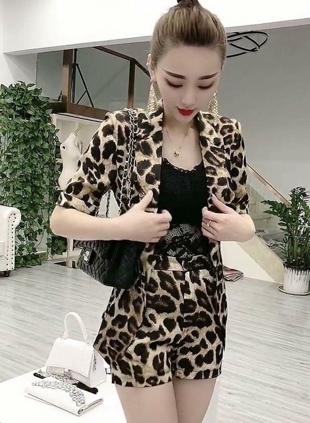 SÉT BỘ VEST DA BEO CAO CẤP