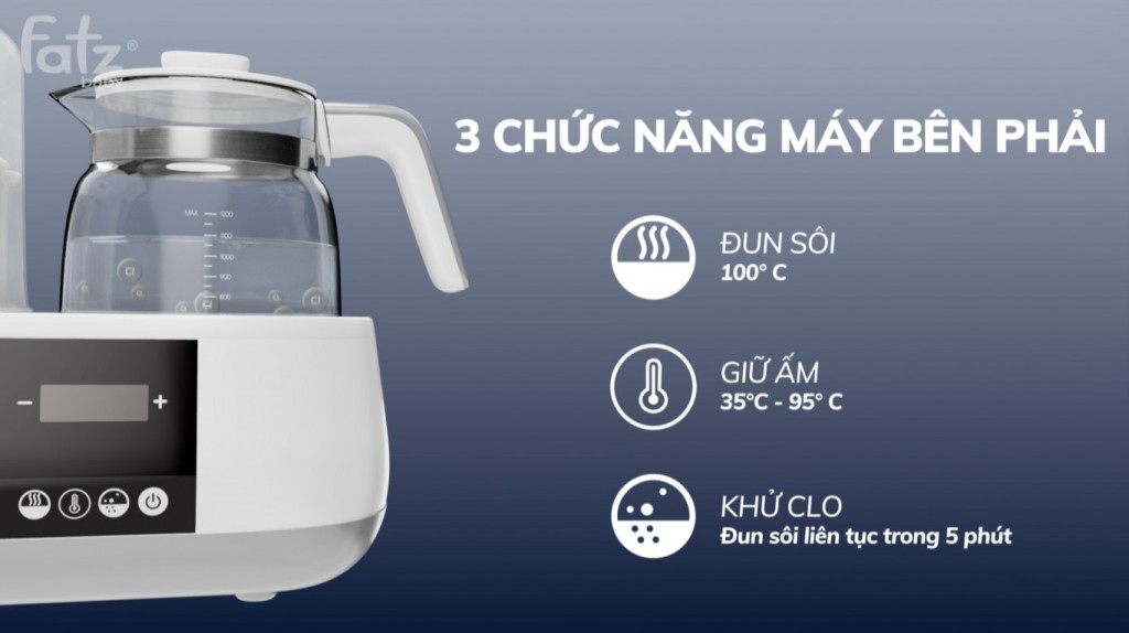 Máy tiệt trùng và hâm nước pha sữa Multimax 1